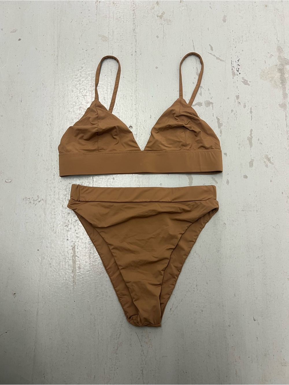 Myra Swim set in cedar